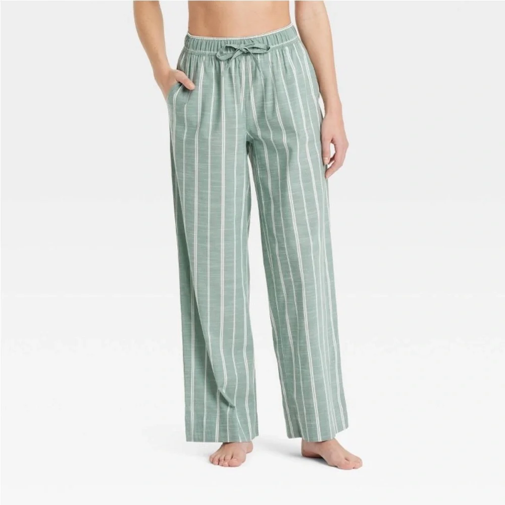 Auden Green Striped Jumpsuit - Picture 5 of 6